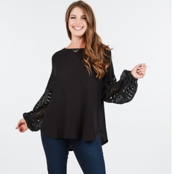 Boho Lace Top - Picture 1 of 3